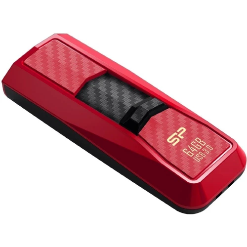 USB-флешка Silicon Power 64GB Blaze B50 USB 3.0 Red (SP064GBUF3B50V1R): Объем памяти 64 GB
