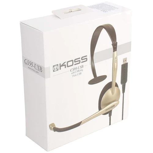 Навушники Koss CS95 USB Mono (195512.101): Опір навушників (Ом) 120