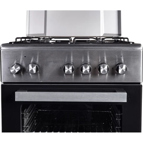 Плита комбинированная Liberton LGC-2452X: Количество газовых конфорок 4