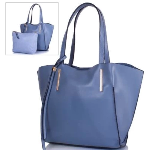 Женская сумка шоппер Amelie Galanti голубая (A976145-L.blue)