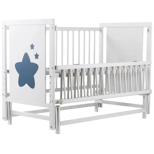 Дитяче ліжечко Babyroom Зірочка Z-02 білий (624468)