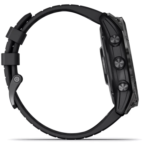 Смарт-часы Garmin Epix Pro (Gen 2) 51mm Sapphire Carbon Grey DLC Titanium with Black Band (010-02804-01): Материал корпуса Армированный волокном полимер с титановой задней крышкой