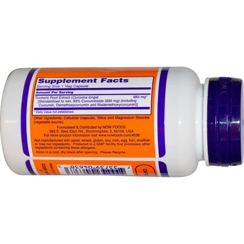 NOW Foods Curcumin Veg Capsules 60 caps