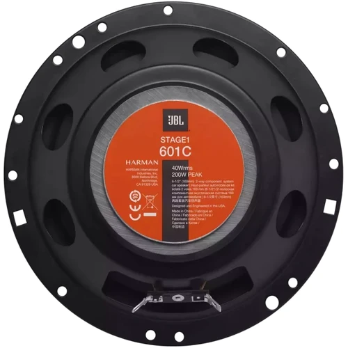 Автоакустика JBL STAGE1 601C: Мощность номинальная, Вт 40