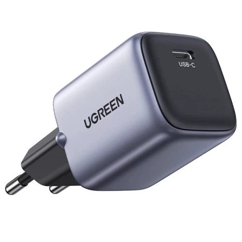 Зарядний пристрій Ugreen USB-C Wall Charger CD319 PD GaN 30W Nexode Mini Gray (90666)