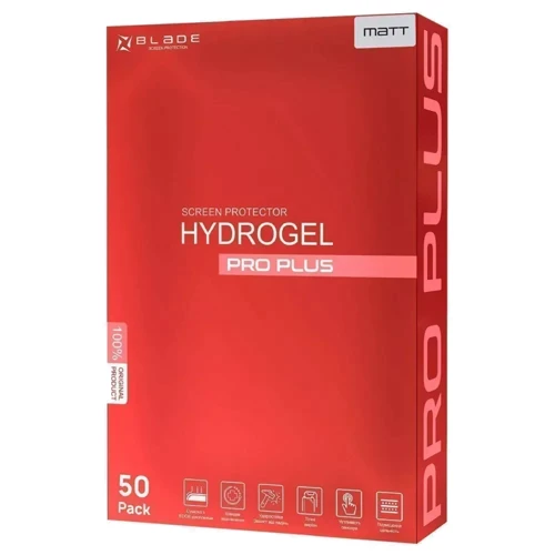 Защитная пленка для iPhone BLADE Hydro-Gel Screen Protector PRO PLUS Edge Display Matt