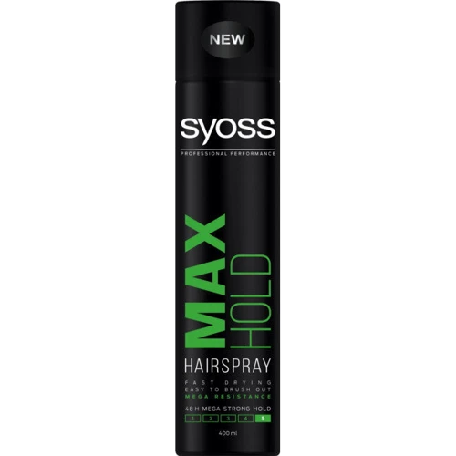 SYOSS Max Hold 400 ml Лак для волос Максимальная фиксация 5
