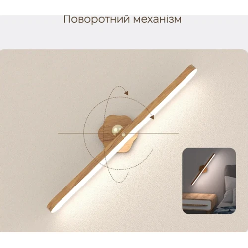 Светильник-ночник Inspire FN-7 4W 4000К 5V USB с аккумулятором и датчиком движения: Направленность света Общее освещение