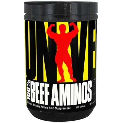 Амінокислота для спорту Universal Nutrition 100% Beef Aminos 200 tabs