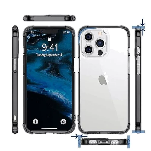 Чохол для iPhone BeCover TPU Case Anti-Shock Grey для iPhone 13 Pro (707348): Колір серый