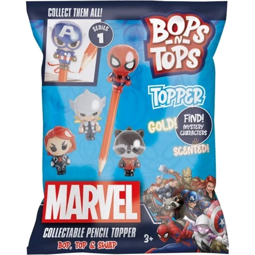 Коллекционная фигурка-топпер Bops-n-Tops серии – Марвел (1 фигурка, 21 вид в ассорт.) (MAR-6468-CDU-KV-FO): Пол Унисекс