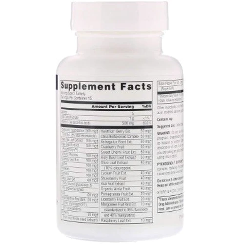 Source Naturals Pycnogenol Supreme 60 Tabs Пікногенол максимальний: Тип пікногенол