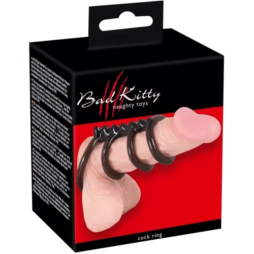 Ерекційне кільце Orion Bad Kitty Cockring (сірий)