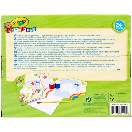 Набор для рисования красками CRAYOLA Mini Kids Washable (256698.006): Возраст от 2-х лет