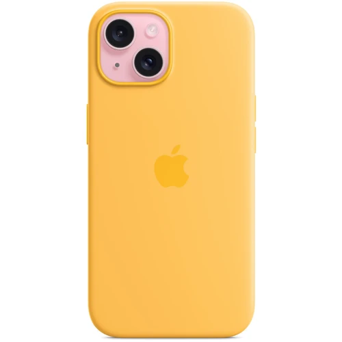 Чехол для iPhone Apple for iPhone 15 Silicone Case with MagSafe Sunshine (MWNA3) : Цвет желтый