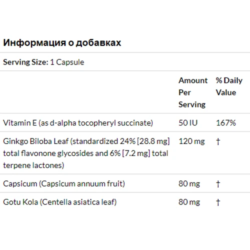 Nature's Plus, Ginkgo-Combo, 90 Veggie Caps (NAP-01092): Пол Унисекс