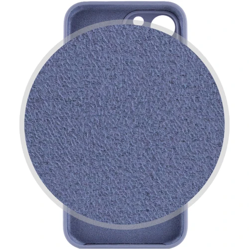 Чехол для iPhone Mobile Case Silicone Case Full Camera Protective Lavender Gray for iPhone 15 Pro: Материалы Силикон