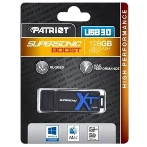 USB-флешка Patriot 128GB Supersonic Boost USB 3.0 (PEF128GSBUSB): Обсяг пам'яті 128 GB