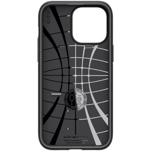 Чехол для iPhone Spigen Slim Armor with MagFit Gunmetal (ACS04646) for iPhone 14 Pro Max: Материалы поликарбонат и полиуретан