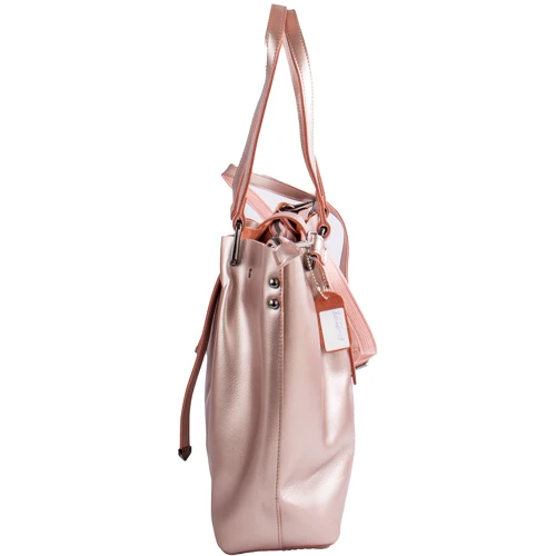 Женская сумка шоппер Valiria Fashion розовая (ODA8656-13): Тип Сумки