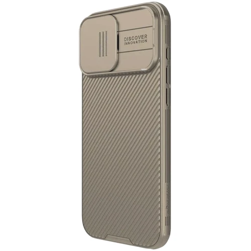 Чехол для iPhone Nillkin CamShield Pro Gold for iPhone 16 Pro Max: Материалы Пластик