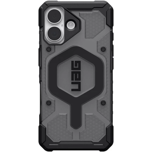 Чохол для iPhone Urban Armor Gear UAG Pathfinder Clear Magsafe Ash/Black (114553113140) для iPhone 17