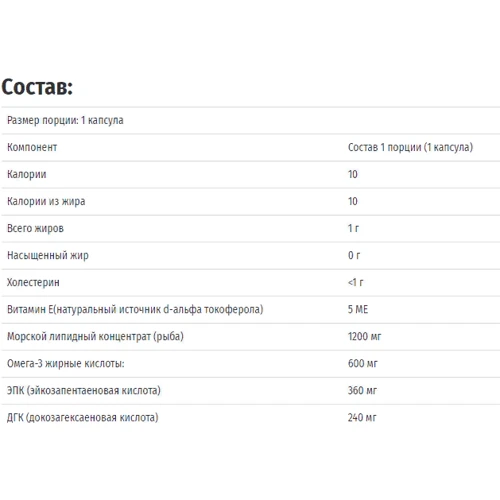 Solaray Super purEPA, 1200 mg, 90 Softgels (SOR-00820): Тип Омега 3