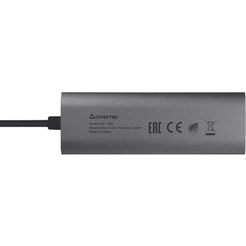 Адаптер Chieftec Adapter USB-C to HDMI+2xUSB3.2+USB-C+PD 80W (DSC-502) фото 5