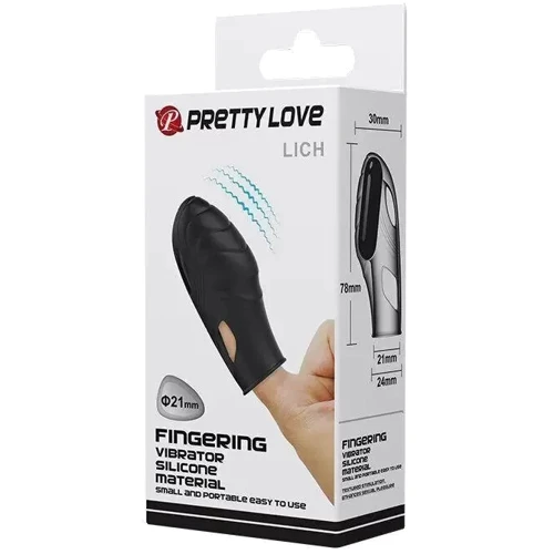 Клиторальный стимулятор на палец Pretty Love LICH, BI-014752