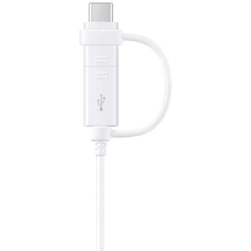 Кабель Samsung Combo USB Cable to USB-C/microUSB 1.5m White (EP-DG930DWEGRU): Длина 1.5 м
