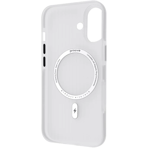 Чехол для iPhone Proove Astro Case with Magnetic Ring White for iPhone 16: Материалы Пластик