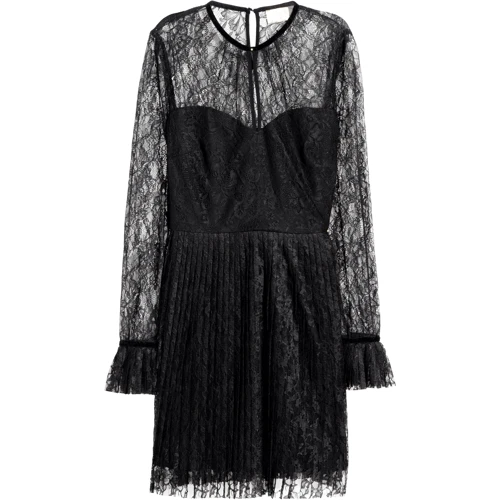 Сукня H & M 4542424 48 чорне вечірнє до середини стегна: Склад поліамід, поліестер