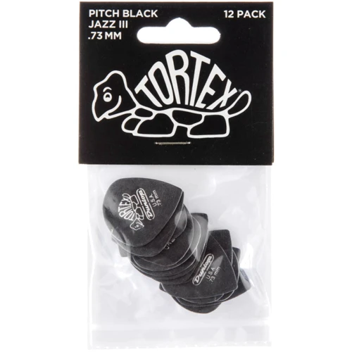 Медиатор Набор медиаторов DUNLOP 482P.73 TORTEX PITCH BLACK JAZZ PLAYERS PACK 0.73: Тип Медиатор