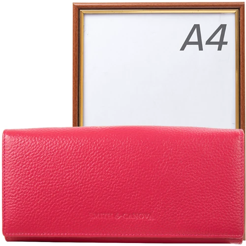 Женский кошелек Smith&Canova красный (FUL-28609-fuchsia): Страна производитель Великобритания