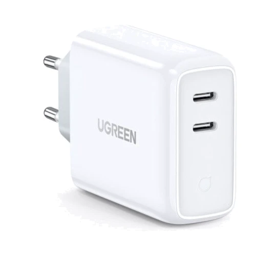 Зарядное устройство Ugreen Wall Charger 2xUSB-C CD199 36W White (70264): Особенности Быстрая зарядка