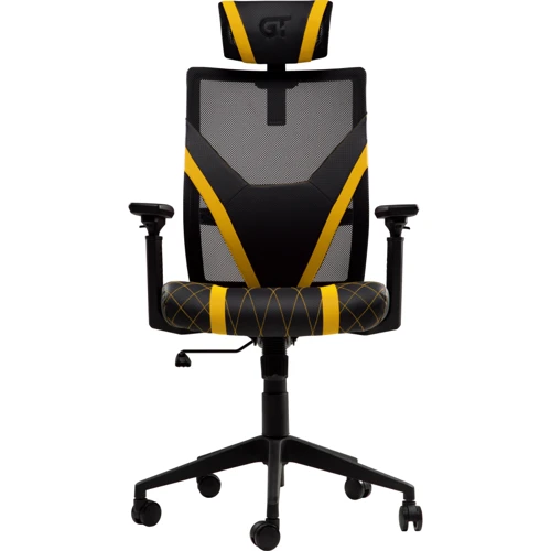 Геймерское кресло GT Racer X-6674 Black/Yellow фото 1