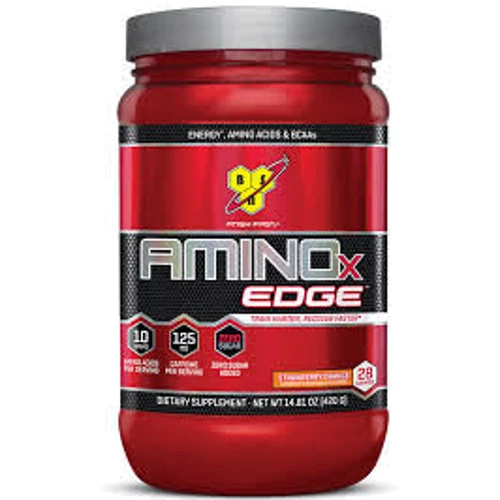 Аминокислота для спорта BSN AMINO X EDGE 420g - STRAWBERRY ORANGE: Вкус Клубника-апельсин