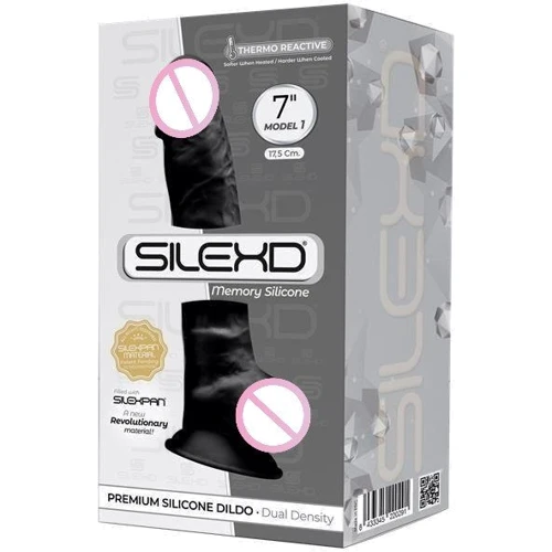 Фаллоимитатор Silexd Johnny Black (Premium Silicone Dildo MODEL 1 size 7")