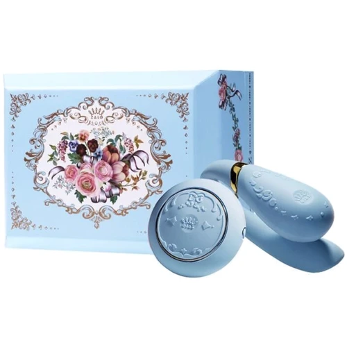 Смартвибратор для пар Zalo — Fanfan set Royal Blue, пульт ДУ