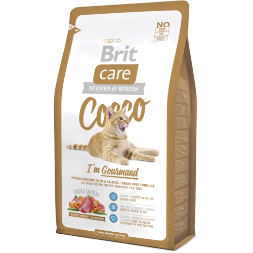 Сухий корм для кішок з чутливим травленням Brit Care Cocco I am Gourmand 2 кг (8595602505760)