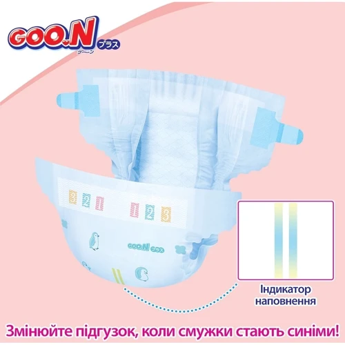 Подгузники GOO.N Plus для детей 4-8 кг (размер S, 50 шт): Тип Подгузники