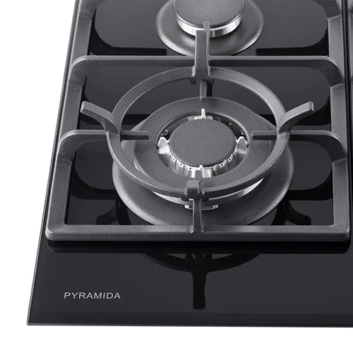 Варильна поверхня газова PYRAMIDA PFG 647 BLACK LUXE-A: Розміри для вбудовування (ШxГ) 56x49 см