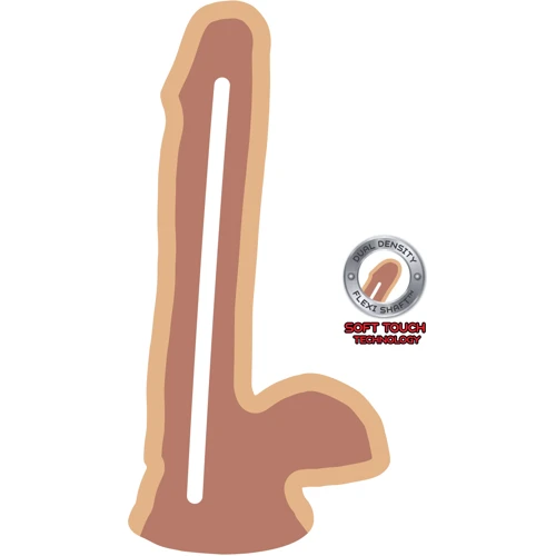 Реалистичный фаллоимитатор ToyJoy Get Real Dual Density Dildo 6 in. Balls, 12х3 см