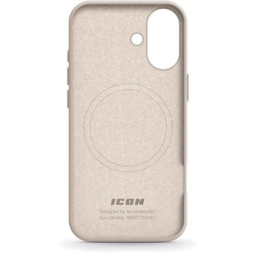 Чохол для iPhone ArmorStandart ICON2 MagSafe Ivory for iPhone 16 (ARM80180): Колір бежевый