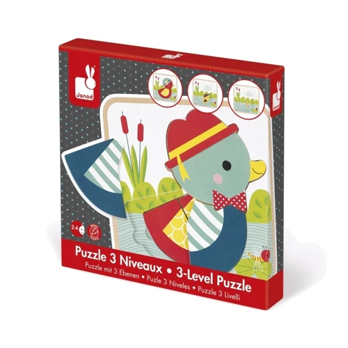 Пазл многослойный Janod Уточка (J07030)