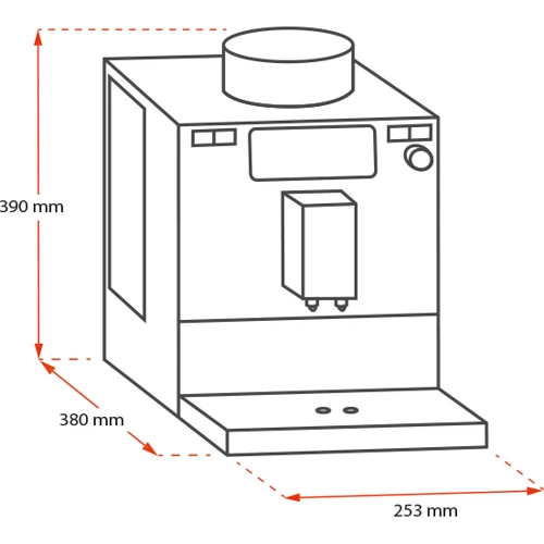 Кофеварка Melitta  F53/1-102 EU: Тип кофемашина автоматическая