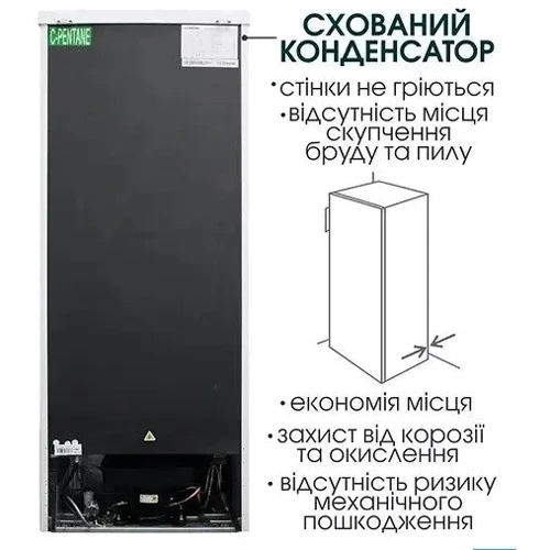 Холодильник PRIME Technics RS 1435 M: Тип xолодильник однокамерный