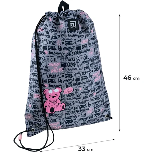 Сумка для взуття Kite Lucky Girl (K24-600M-11): Розмір, см 46x33