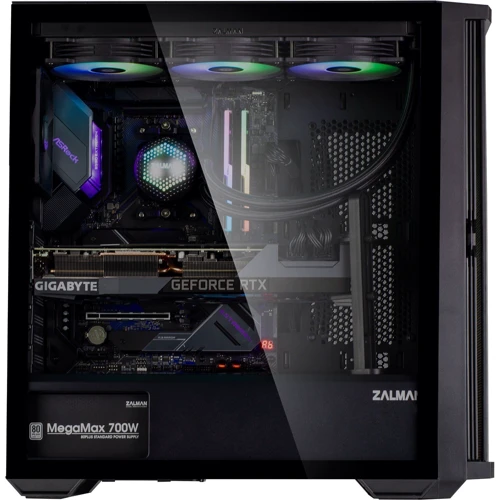 Корпус Zalman Z10 Black: Материал передней панели сталь и пластик