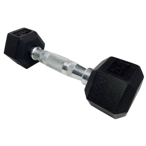 Гантель Housefit DD 6442-2 шестигранна обрезиненная 2кг